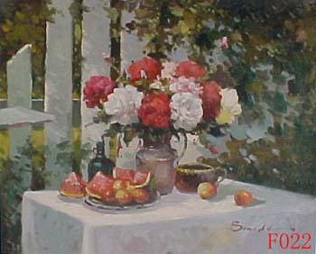 (image for) Still Life, Handmade oil painting on Canvas:still life F0022