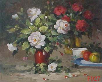 (image for) Still Life, Handmade oil painting on Canvas:still lifeF0027