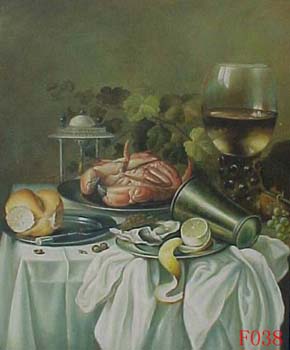 (image for) Still Life, Handmade oil painting on Canvas:still lifeF0038