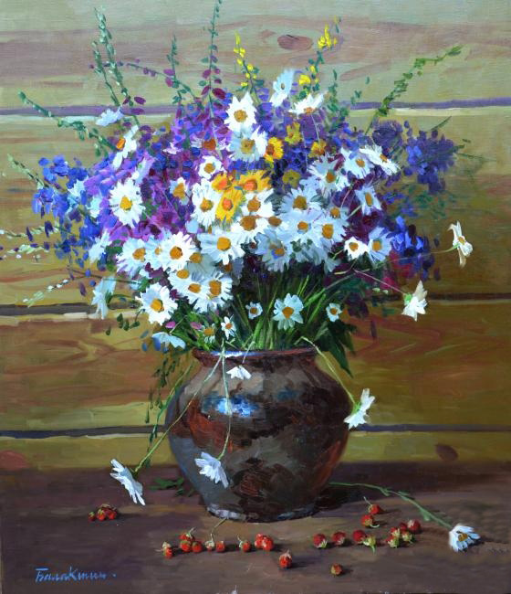 Reproductions of Balakshin's oil painting,Wildflowers Reproductions of Balakshin's oil painting,Wildflowers