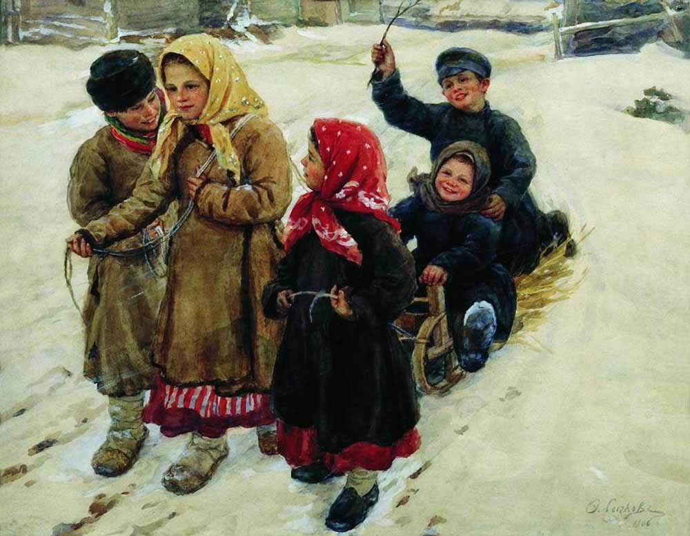 (image for) Handmade oil painting Copy paintings of famous artists Balakshin's arts for sale
