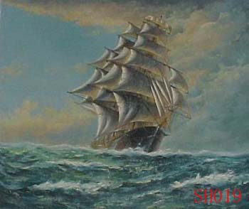 (image for) Seascape, Handmade oil painting on Canvas:seascapeSH019