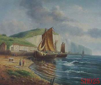 Seascape, Handmade oil painting on Canvas:seascapeSH025 Seascape, Handmade oil painting on Canvas:seascapeSH025
