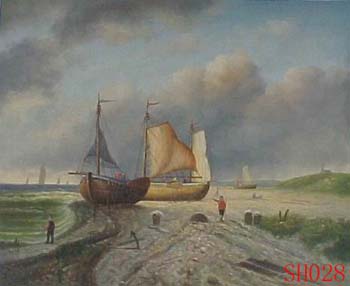 Seascape, Handmade oil painting on Canvas:seascapeSH028 Seascape, Handmade oil painting on Canvas:seascapeSH028