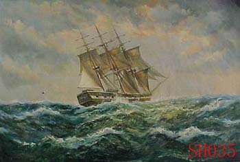 (image for) Seascape, Handmade oil painting on Canvas:seascapeSH035