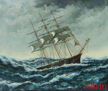Seascape, Handmade oil painting on Canvas:seascapeSH040 Seascape, Handmade oil painting on Canvas:seascapeSH040