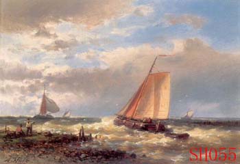 Seascape, Handmade oil painting on Canvas:seascapeSH55 Seascape, Handmade oil painting on Canvas:seascapeSH55