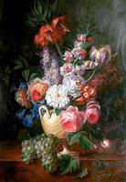 (image for) Classical flower, Handmade oil painting on Canvas.