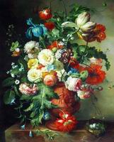 (image for) Classical flower, Handmade oil painting on Canvas.