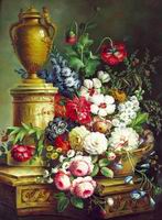 (image for) Classical flower, Handmade oil painting on Canvas.