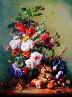 Classical flower, Handmade oil painting on Canvas. Classical flower, Handmade oil painting on Canvas.
