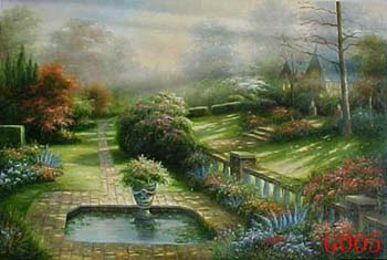 (image for) Landscape, Handmade oil painting on Canvas:005