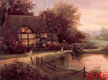 Landscape, Handmade oil painting on Canvas:G0016 Landscape, Handmade oil painting on Canvas:G0016