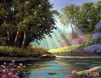 Landscape, Handmade oil painting on Canvas:G0058 Landscape, Handmade oil painting on Canvas:G0058