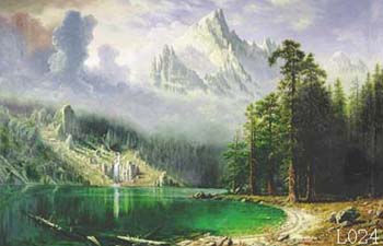 (image for) Landscape, Handmade oil painting on Canvas：L0024