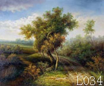 (image for) Landscape, Handmade oil painting on Canvas：L0034