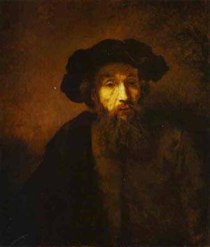 (image for) Handmade oil painting Copy paintings of famous artists A Bearded Man In A Beret 1657 - Click Image to Close