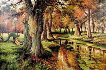 (image for) Handmade oil painting on Canvas, Landscape, Fine art. - Click Image to Close