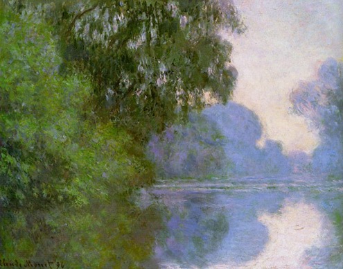 (image for) Claude Oscar Monet paintings art Arm Of The Seine Near Giverny2 - Click Image to Close