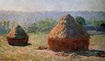 Claude Monet art Grainstacks at the End of Summer Morning Effect Claude Monet art Grainstacks at the End of Summer Morning Effect