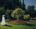 Claude Monet art Jeanne-Marguerite Lecadre in the Garden 1866 Claude Monet art Jeanne-Marguerite Lecadre in the Garden 1866