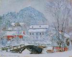 Reproduction of Sandviken Village in the Snow 1895 Reproduction of Sandviken Village in the Snow 1895