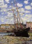 Claude Oscar Monet paintings artwork Boat At Low Tide At Fecamp Claude Oscar Monet paintings artwork Boat At Low Tide At Fecamp