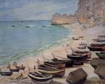 Claude Oscar Monet paintings art Boats On The Beach At Etretat Claude Oscar Monet paintings art Boats On The Beach At Etretat