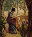 Reproduction of Claude Oscar Monet painting Camille Embroidering Reproduction of Claude Oscar Monet painting Camille Embroidering