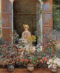 Claude Oscar Monet art Camille Monet At The Window Argentuile Claude Oscar Monet art Camille Monet At The Window Argentuile