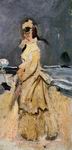 Claude Oscar Monet paintings artwork Camille On The Beach Claude Oscar Monet paintings artwork Camille On The Beach
