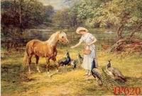 Non-Famous Artist or Original oil painting on canvas:PeopleIP020 Non-Famous Artist or Original oil painting on canvas:PeopleIP020