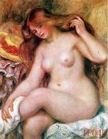 Non-Famous Artist or Original oil painting on canvas:PeopleIP040 Non-Famous Artist or Original oil painting on canvas:PeopleIP040