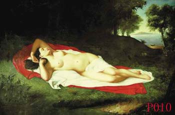 Non-Famous Artist or Original oil painting on canvas:PeopleP0010 Non-Famous Artist or Original oil painting on canvas:PeopleP0010