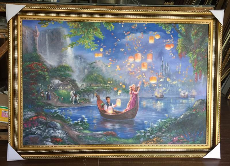 Framed oil painting reproductions Thomas Kinkade's Tangled Framed oil painting reproductions Thomas Kinkade's Tangled