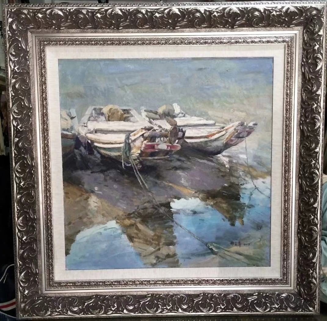 30x30"Framed painting Reproductions oil paintings